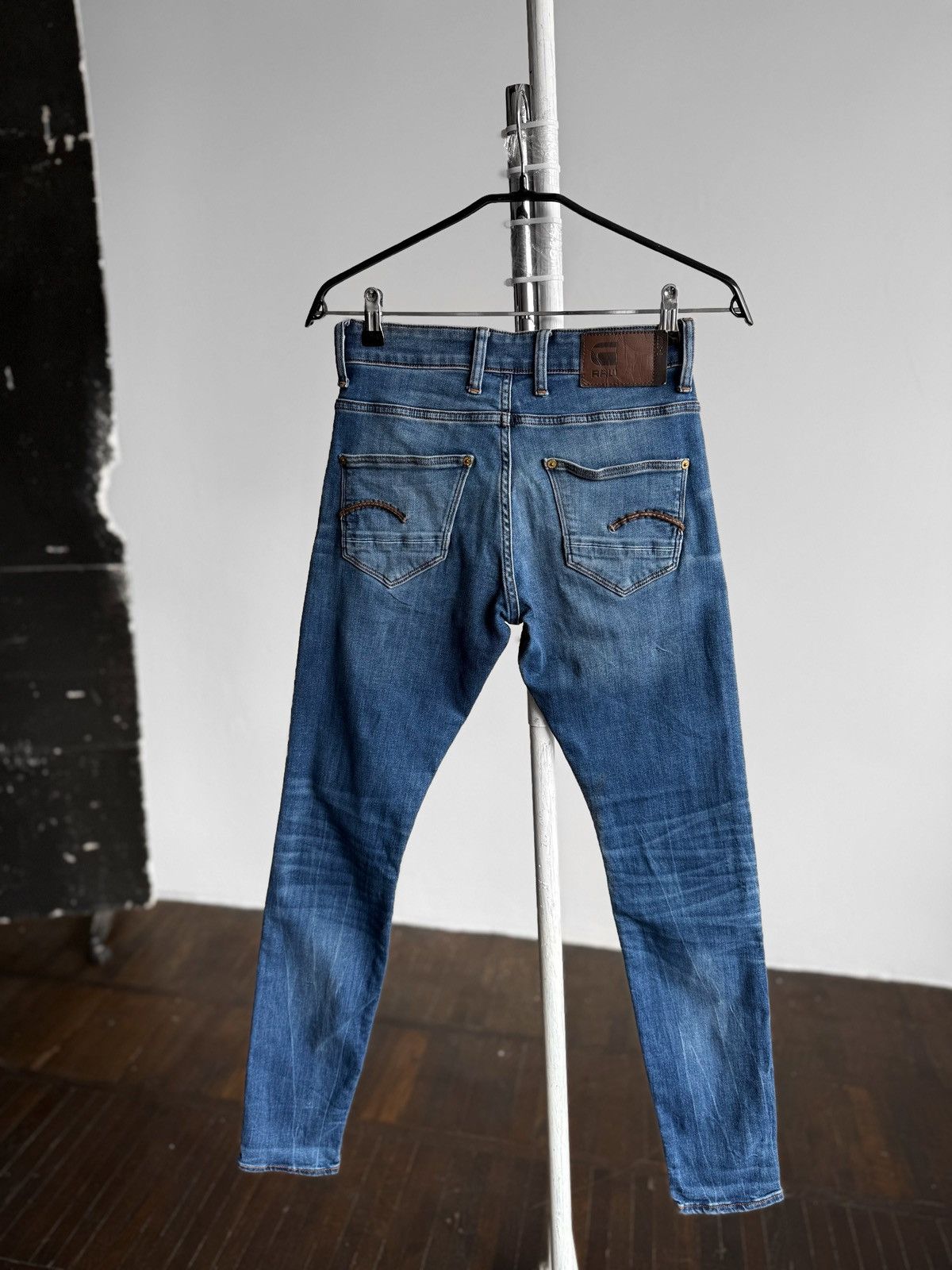 G-Star G-Star Raw Mens Revend Skinny Blue Jeans Stretch Slim Fit Size US 30 / EU 46 - 5 Thumbnail