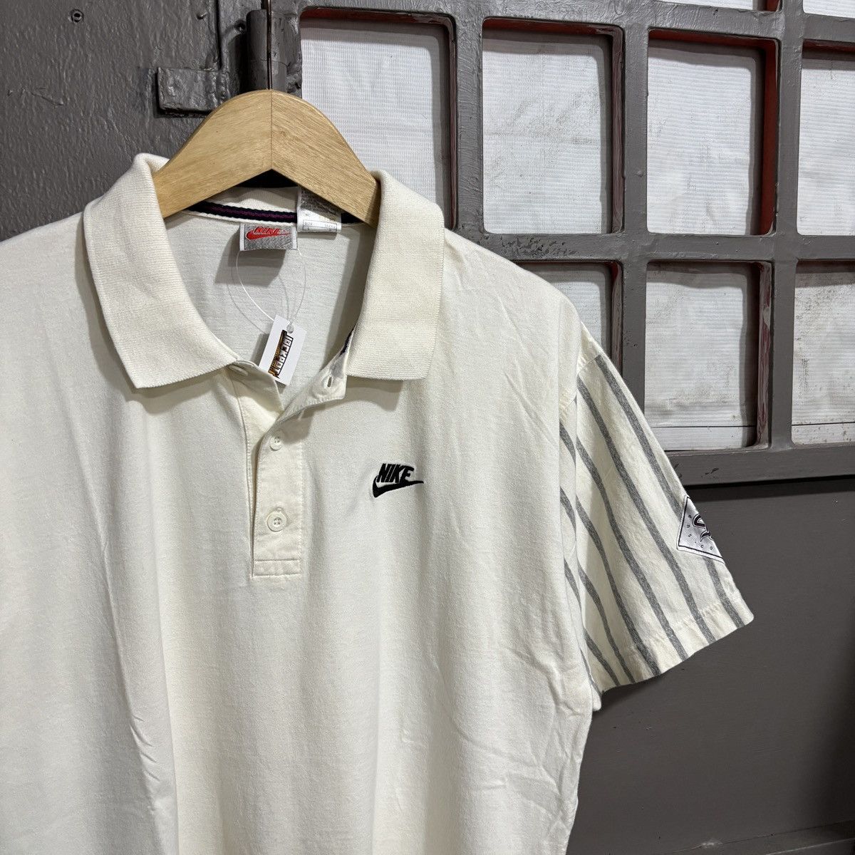Nike Vtg Nike suprem court polo shirt Size US L / EU 52-54 / 3 - 2 Thumbnail
