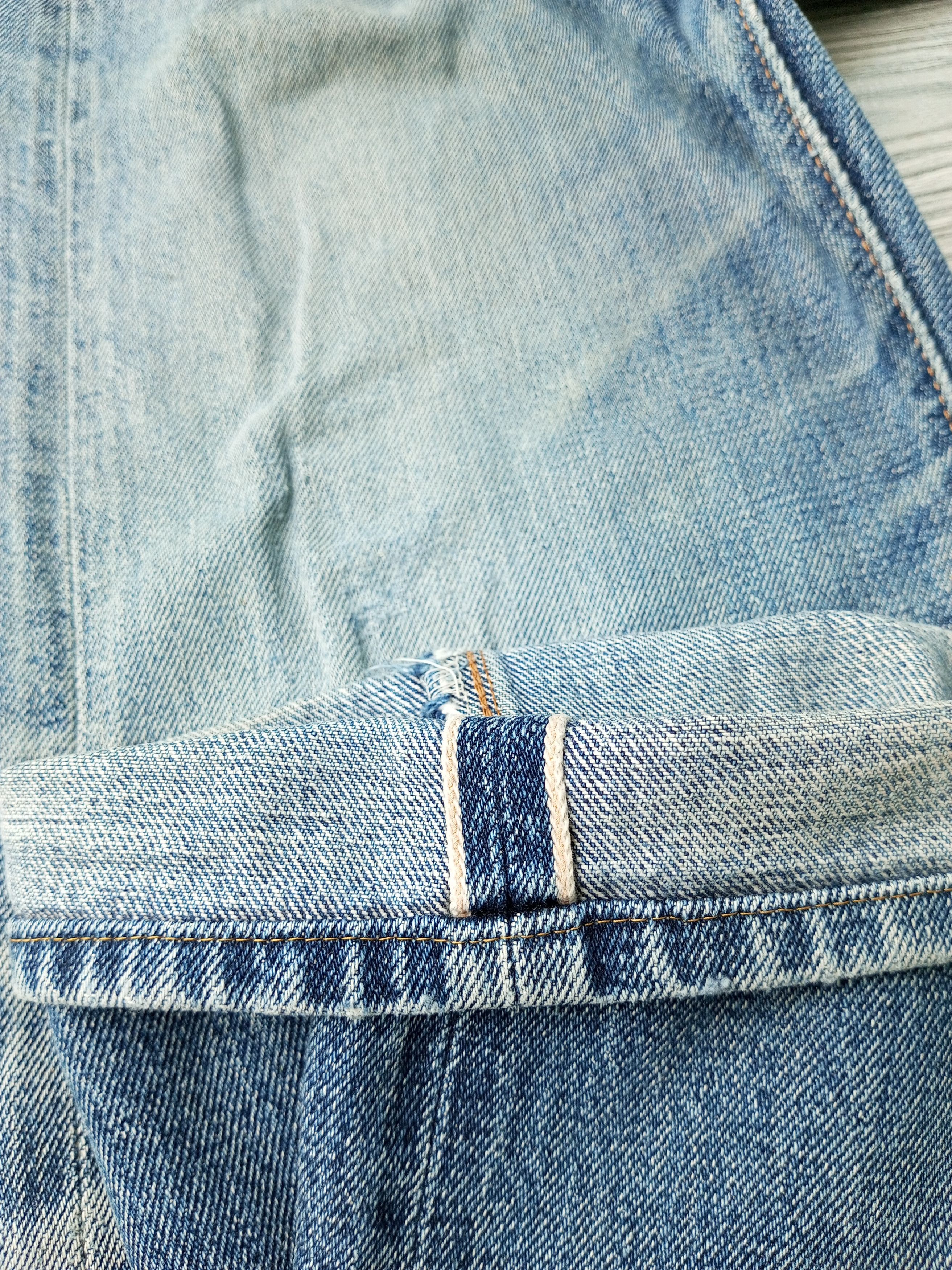 Denime × Japanese Brand Vintage Denime Selvedge Japan Crazy Distress Mud Wash Size US 34 / EU 50 - 11 Thumbnail