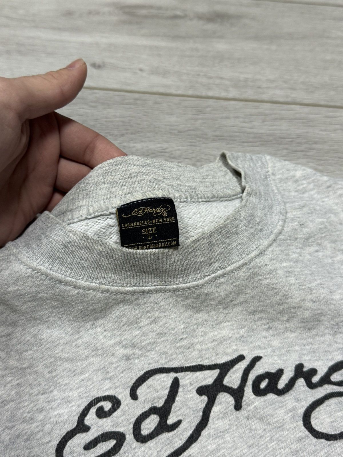 Ed Hardy Ed Hardy vintage skull big logo winner take all sweatshirt Size US L / EU 52-54 / 3 - 8 Thumbnail