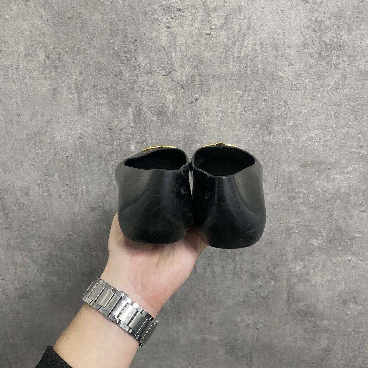 Melissa × Vivienne Westwood Vivienne Westwood × Melissa Anglomania Black Ballet Flats Size US 10.5 / IT 40.5 - 5 Thumbnail