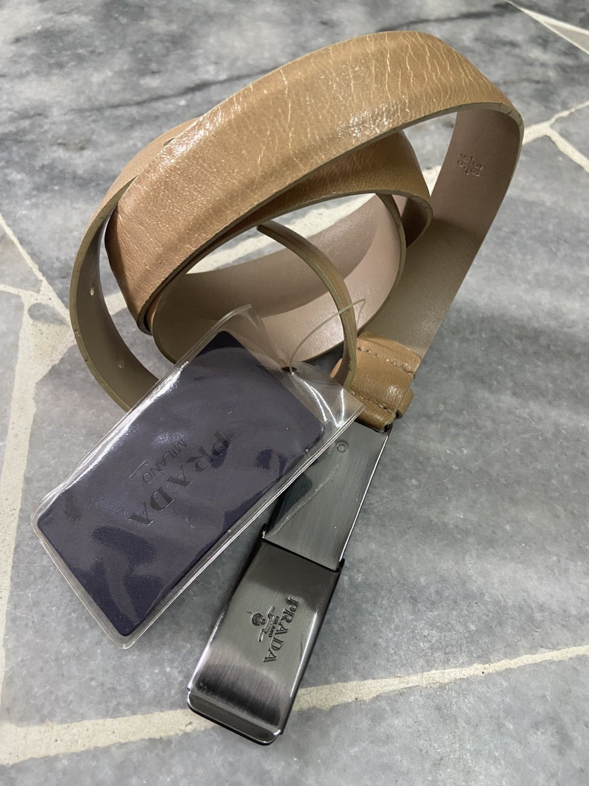 Prada PRADA Vintage Leather Belt Size ONE SIZE - 2 Thumbnail