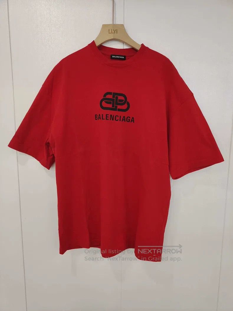 Balenciaga Logo Printed Short Sleeve T-Shirt