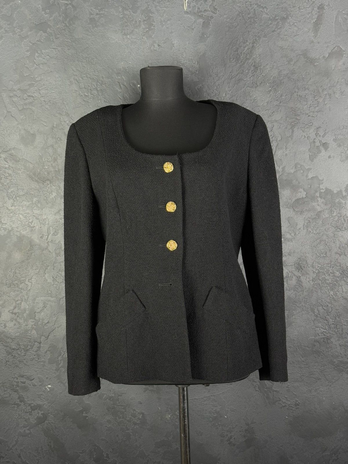 Celine Archive Celine Wool Blazer Vintage Size L / US 10 / IT 46 - 1 Thumbnail