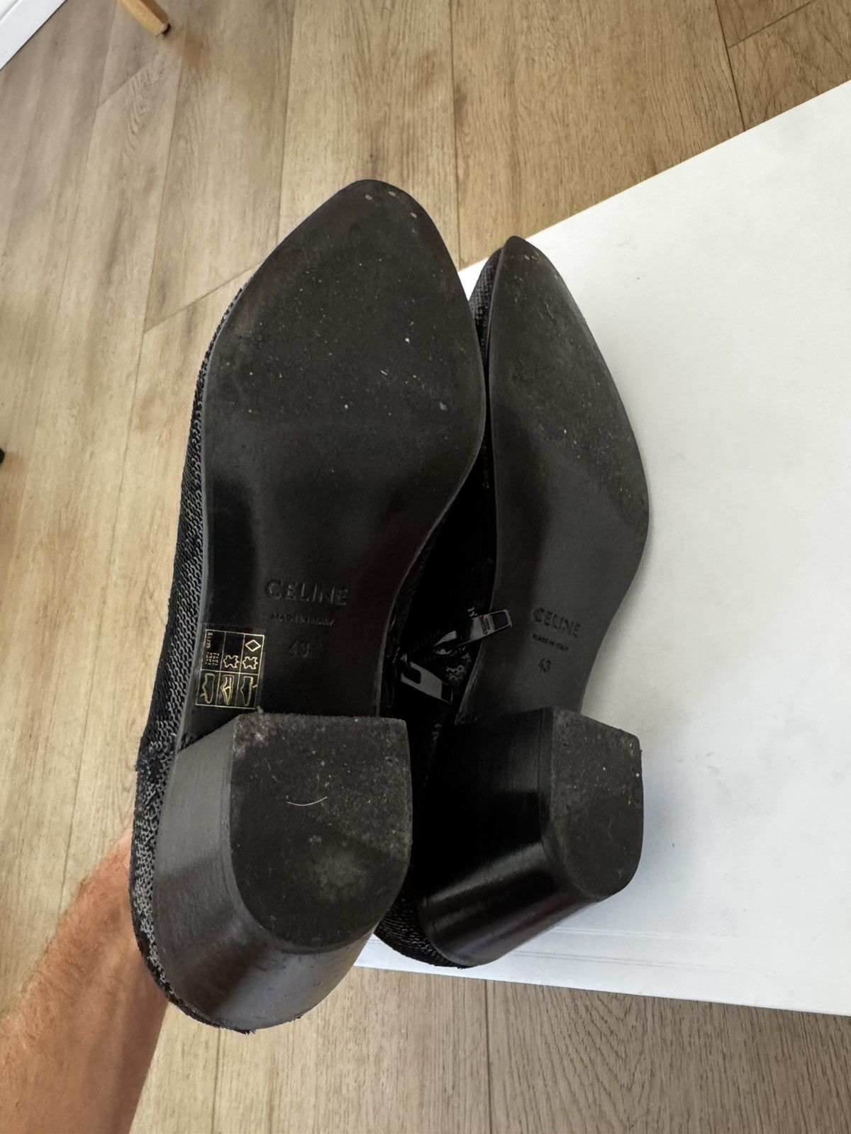 Celine Rare Sequins Jacno Boots Size US 10 / EU 43 - 7 Thumbnail