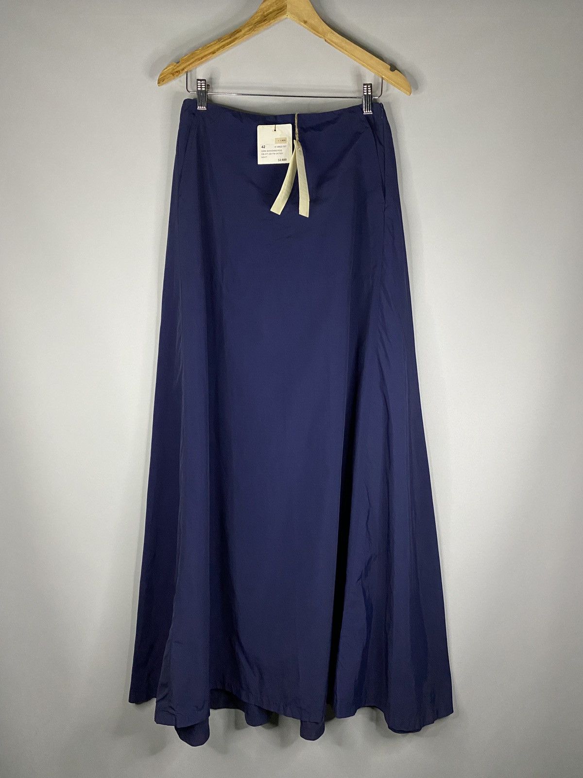 image of Dirk Bikkembergs - Gonna Maxi Skirt in Navy, Women's (Size 28)