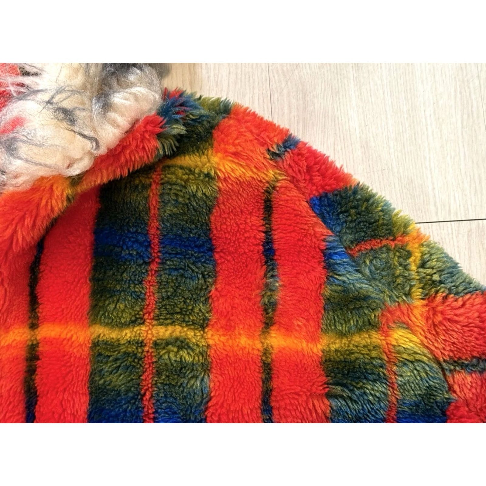 Vintage VINTAGE 60s Women's Poncho Cape Plaid OSFA Mod Carnaby Street Bohemian ILGWU USA Size ONE SIZE - 6 Thumbnail