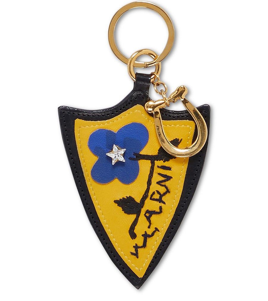 Marni o1f1d3z0525 Size: OS / Felt Shield Keyring in Multicolor Size ONE SIZE - 2 Thumbnail