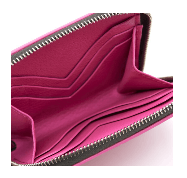 Rick Owens BNWT SS23 RICK OWENS "EDFU" ZIPPED WALLET PINK Size ONE SIZE - 7 Thumbnail