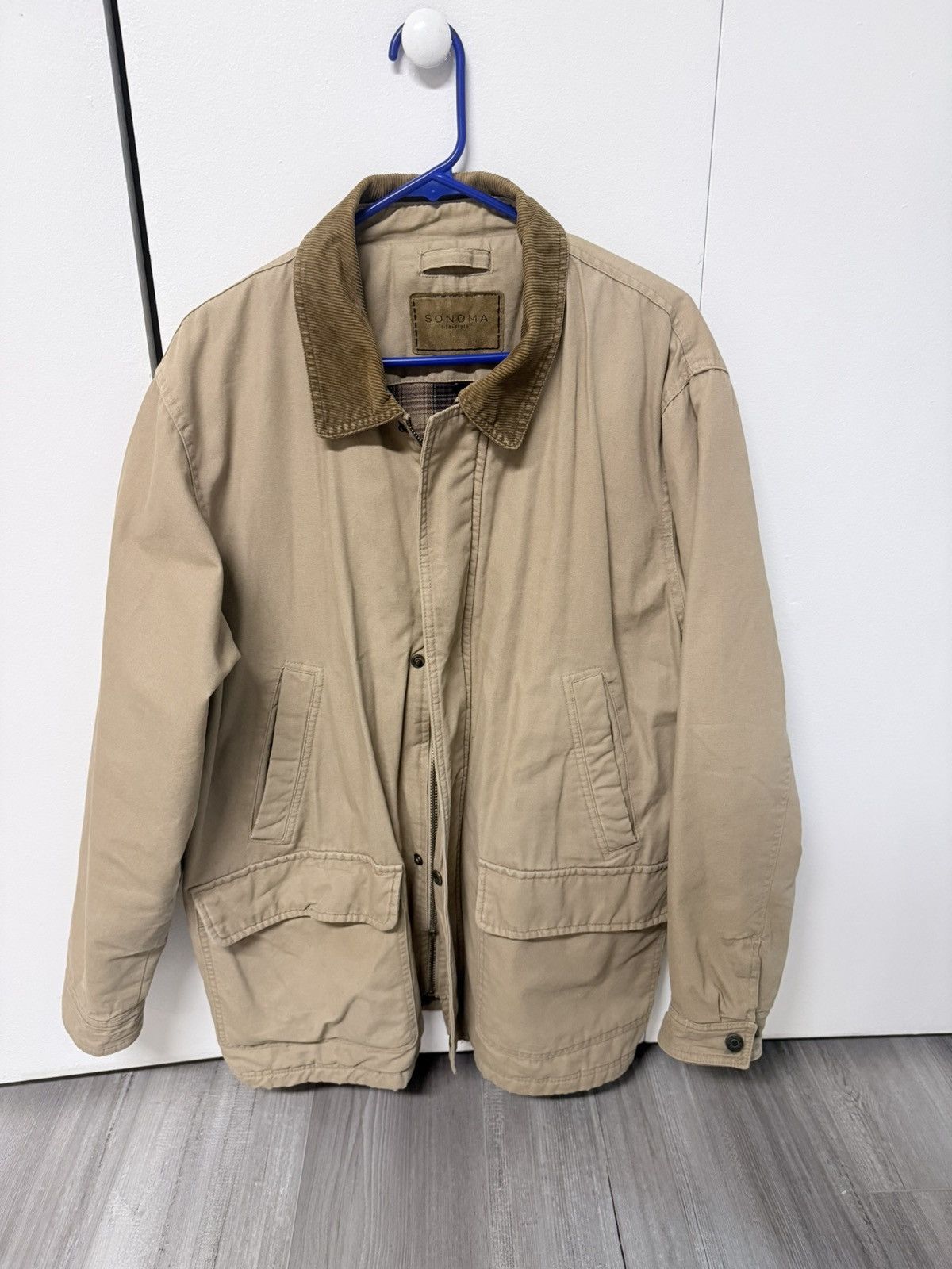 Sonoma Vintage Tan and brown corduroy lined jacket #indie Size US L / EU 52-54 / 3 - 1 Thumbnail
