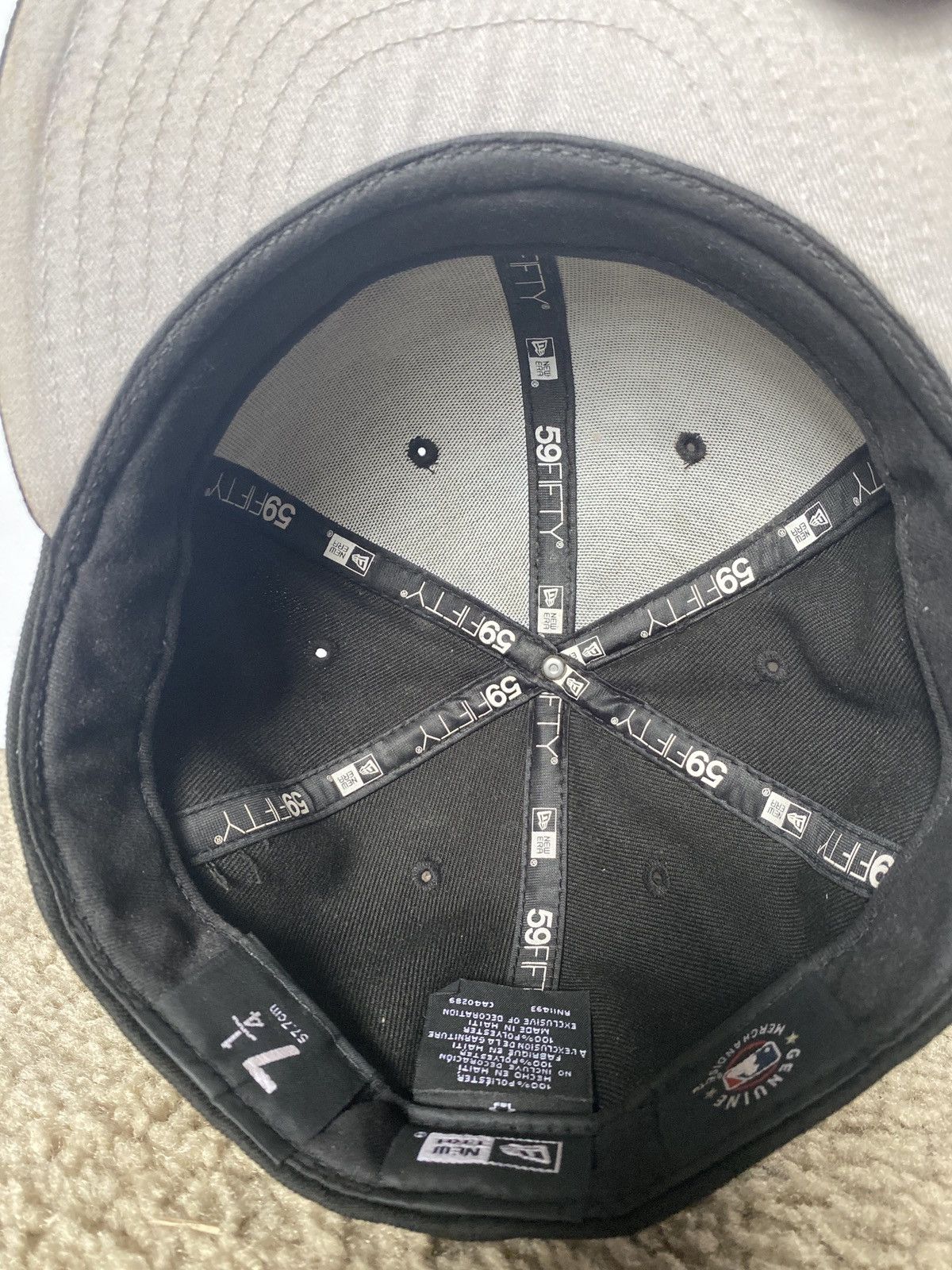 New Era × New York Yankees New era black fitted New york yankees 7 1/4 baseball cap Size ONE SIZE - 4 Thumbnail
