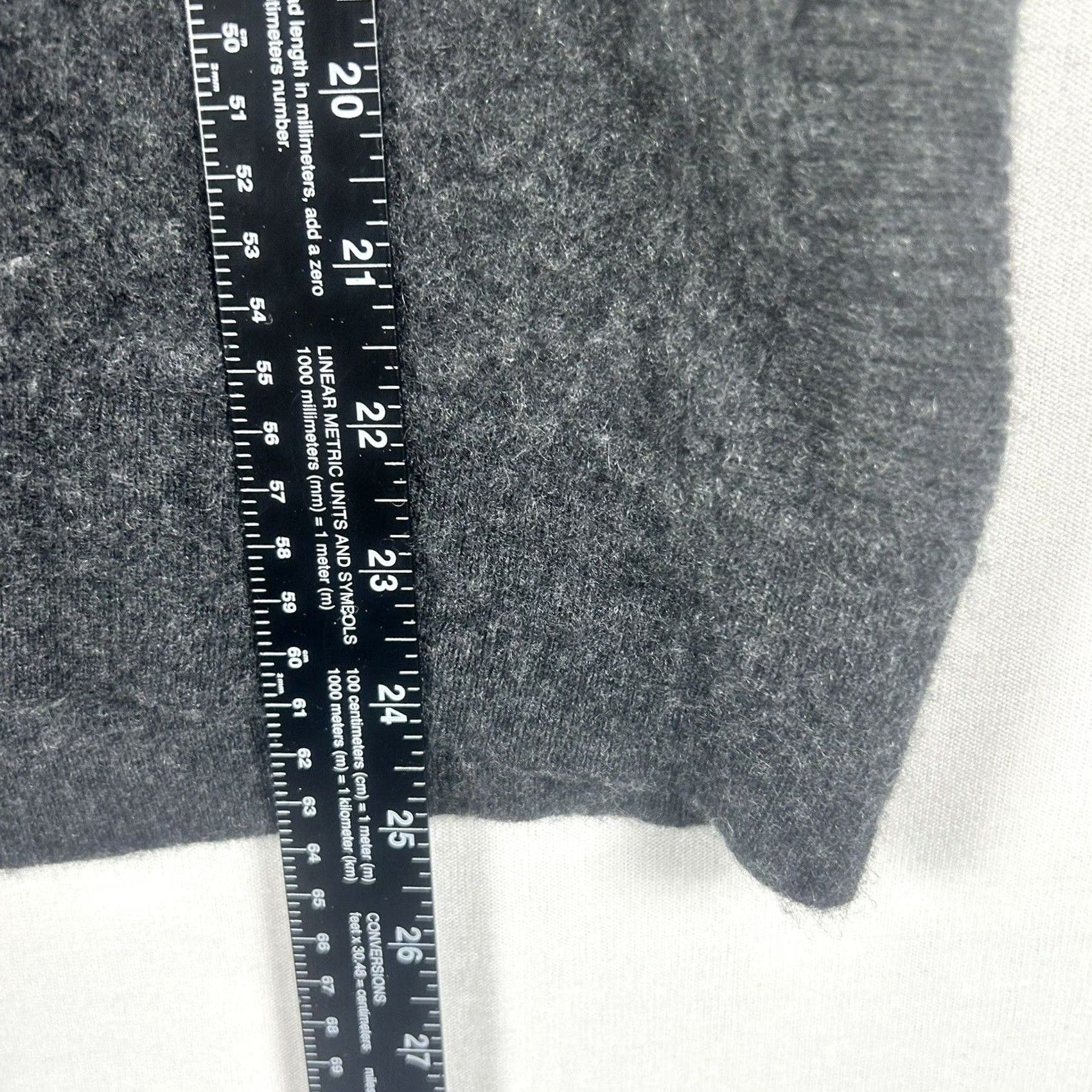 Vintage Halogen Sweater Long Sleeve Crew Neck Size M Gray Cashmere Office Academia Women Size M / US 6-8 / IT 42-44 - 5 Thumbnail