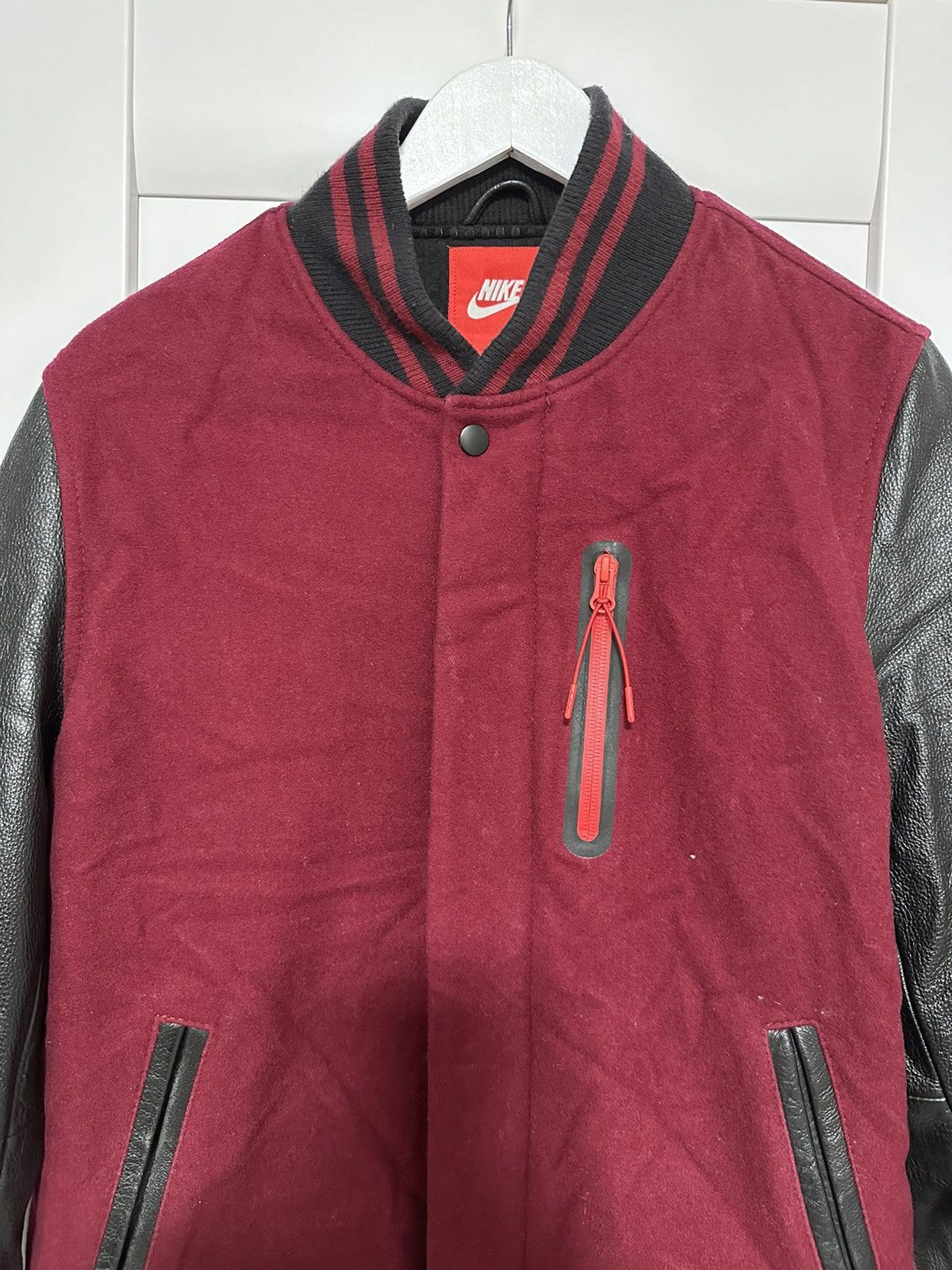 Nike Nike Destroyer Jacket – Thermore Wool Leather Bomber Size M Size US M / EU 48-50 / 2 - 3 Thumbnail
