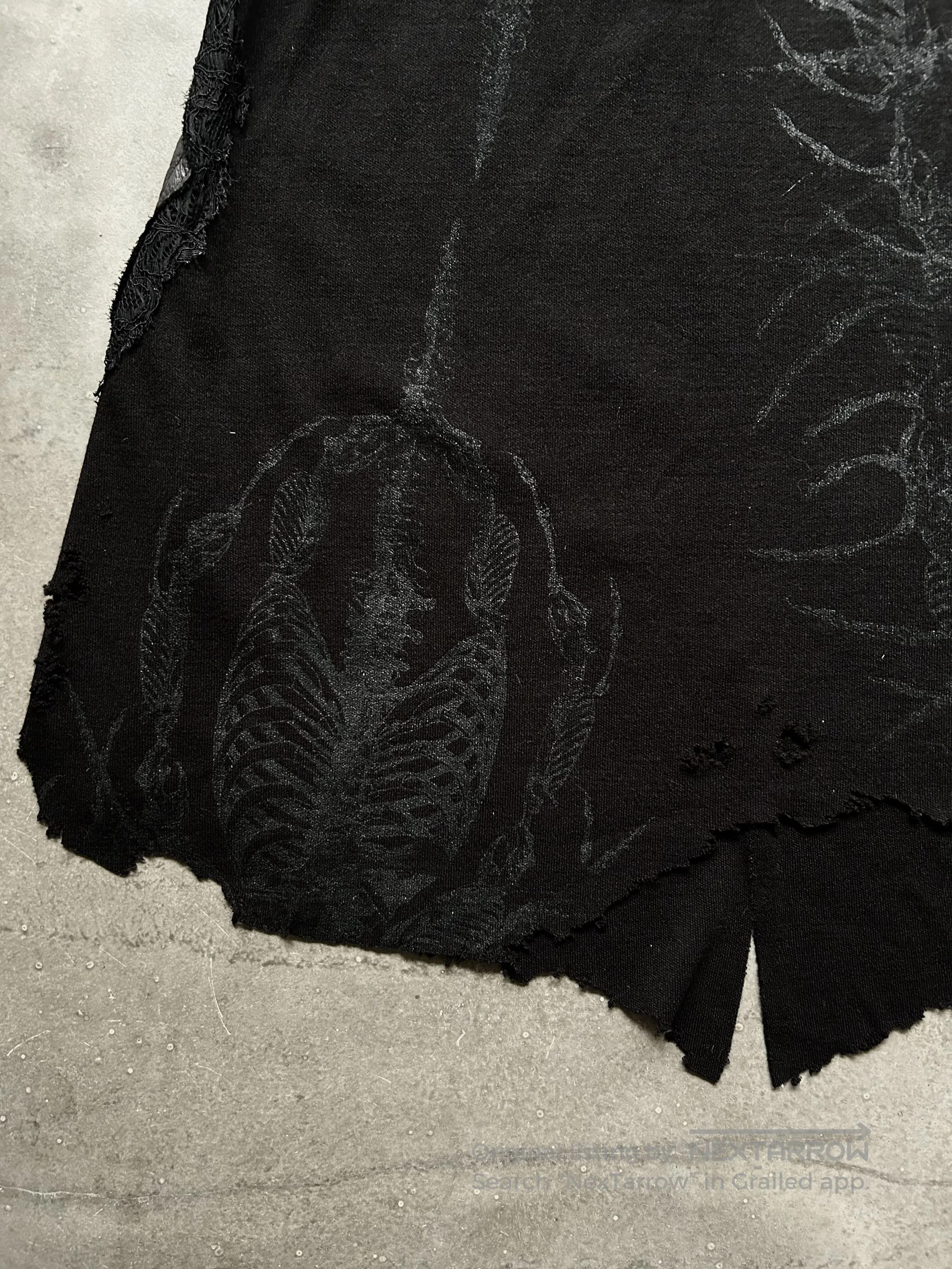NN07 stylish black printed long sleeve top. Size US M / EU 48-50 / 2 - 7 Thumbnail