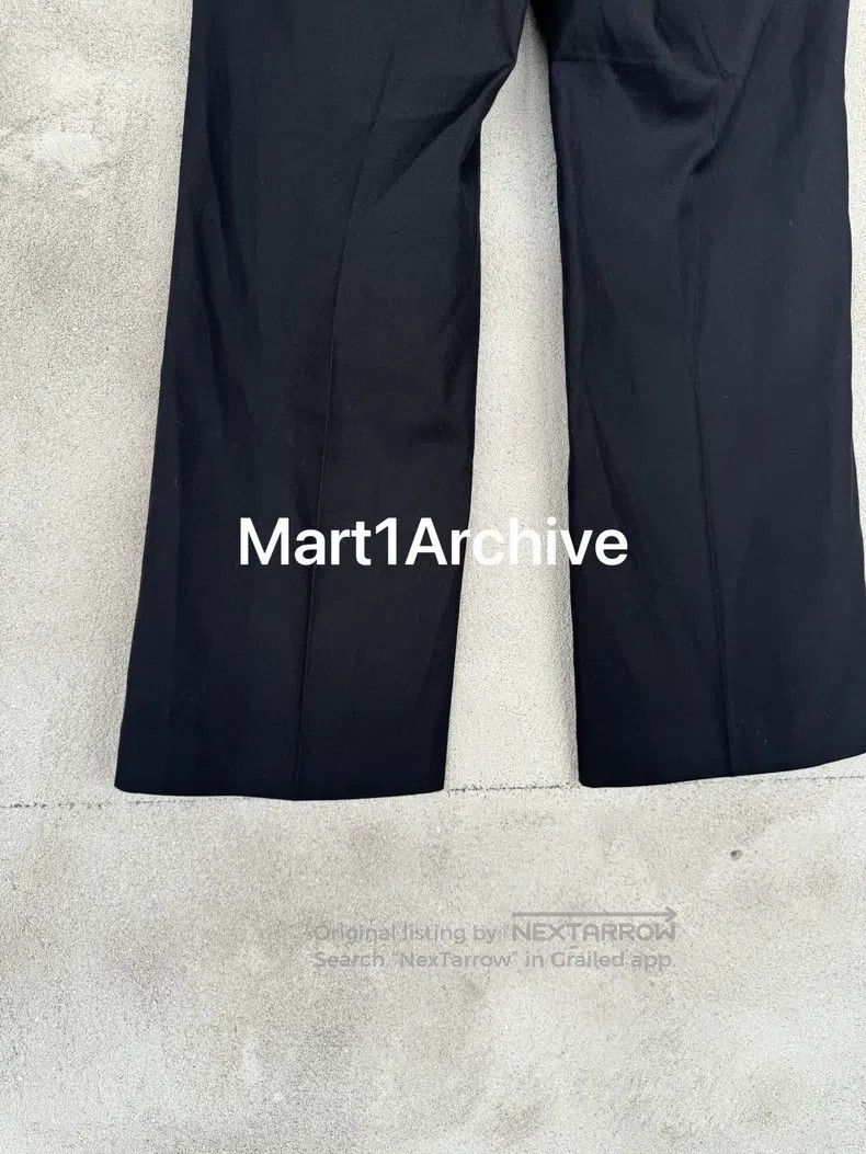 Dries Van Noten DRIES VAN NOTEN Micro Flare Trousers Size 37" - 4 Thumbnail