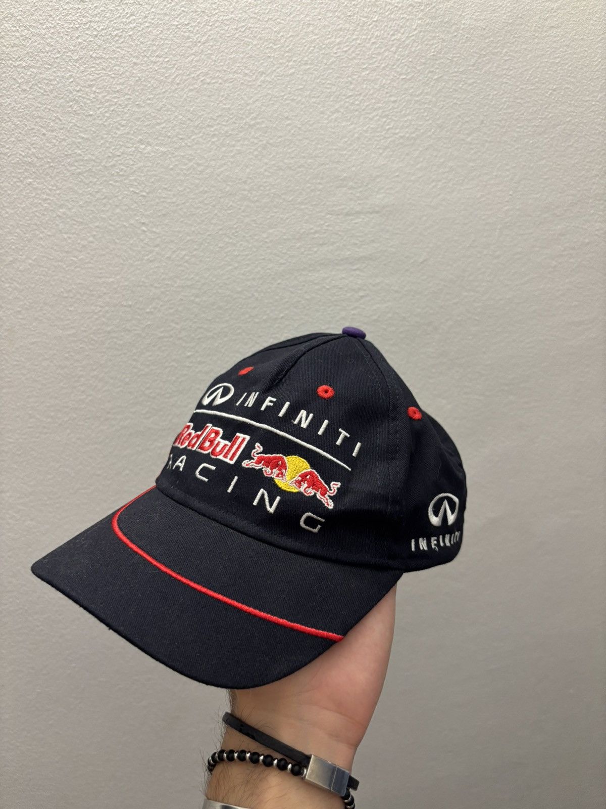 Red Bull Vintage Y2K Red Bull Infinity Racing Cap Size ONE SIZE - 1 Thumbnail
