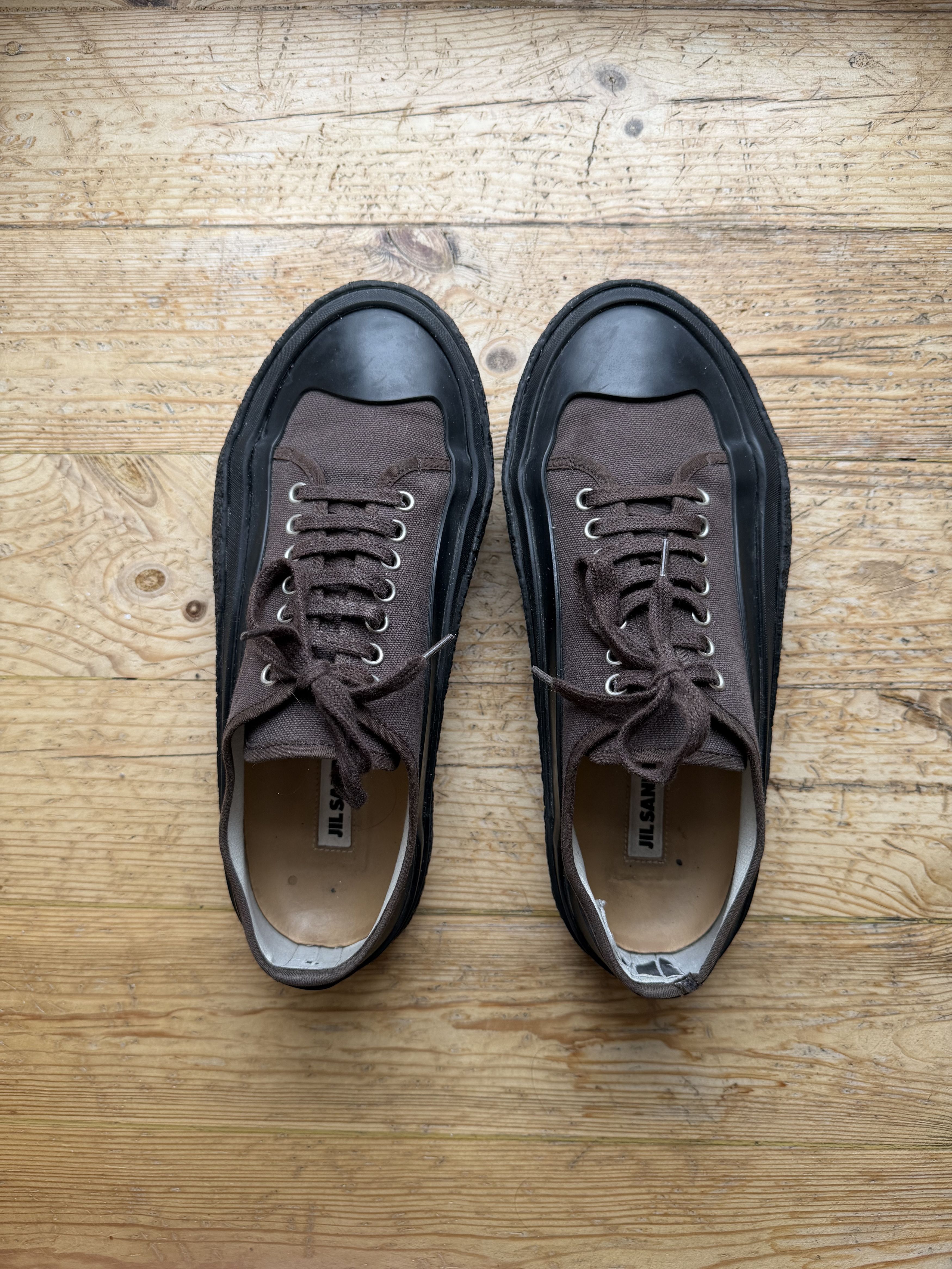 Jil Sander Jil Sander low-top canvas sneaker Size US 8 / EU 41 - 2 Thumbnail