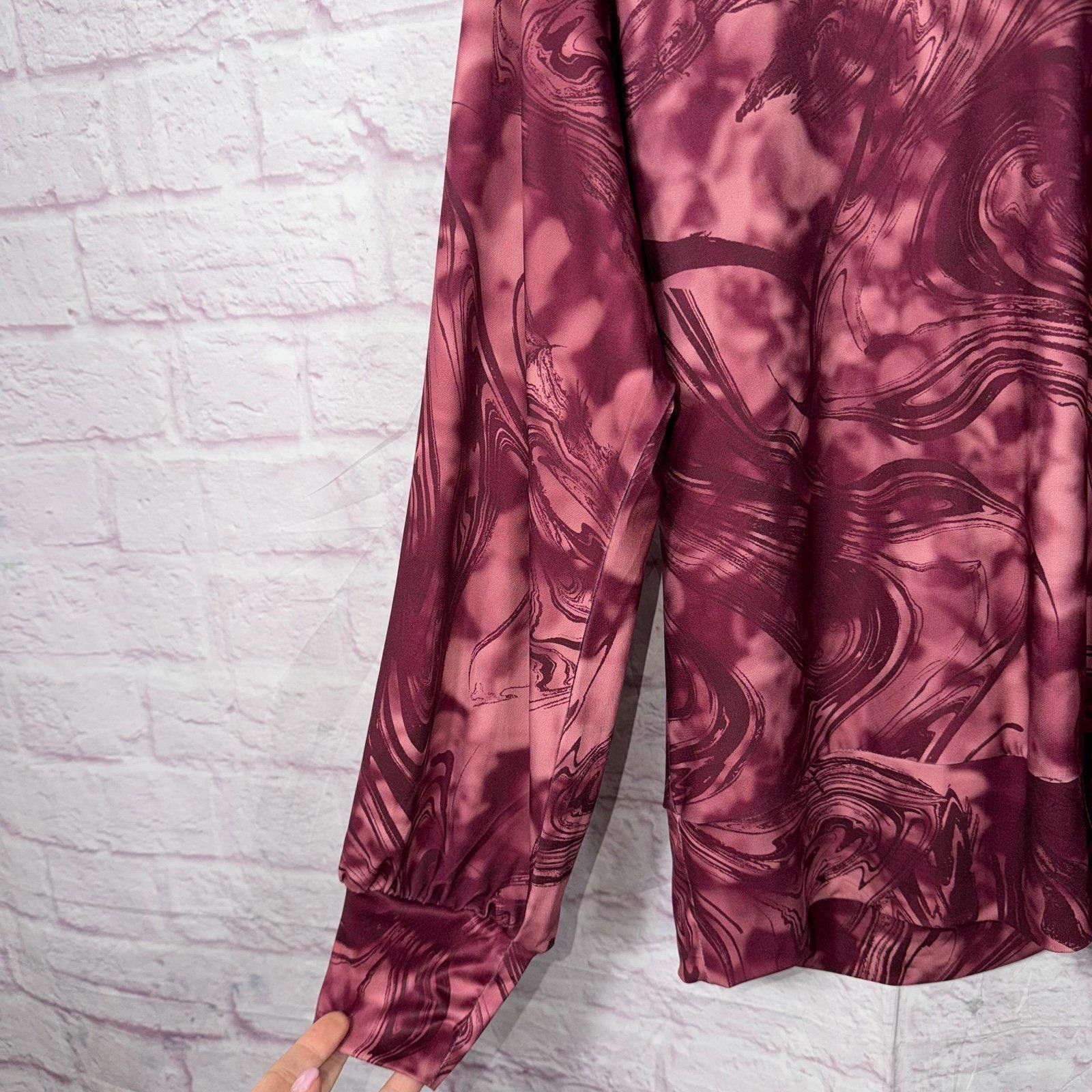 Other The Limited Large Women's Long Sleeve Patterned Top NWT Size L / US 10 / IT 46 - 6 Thumbnail