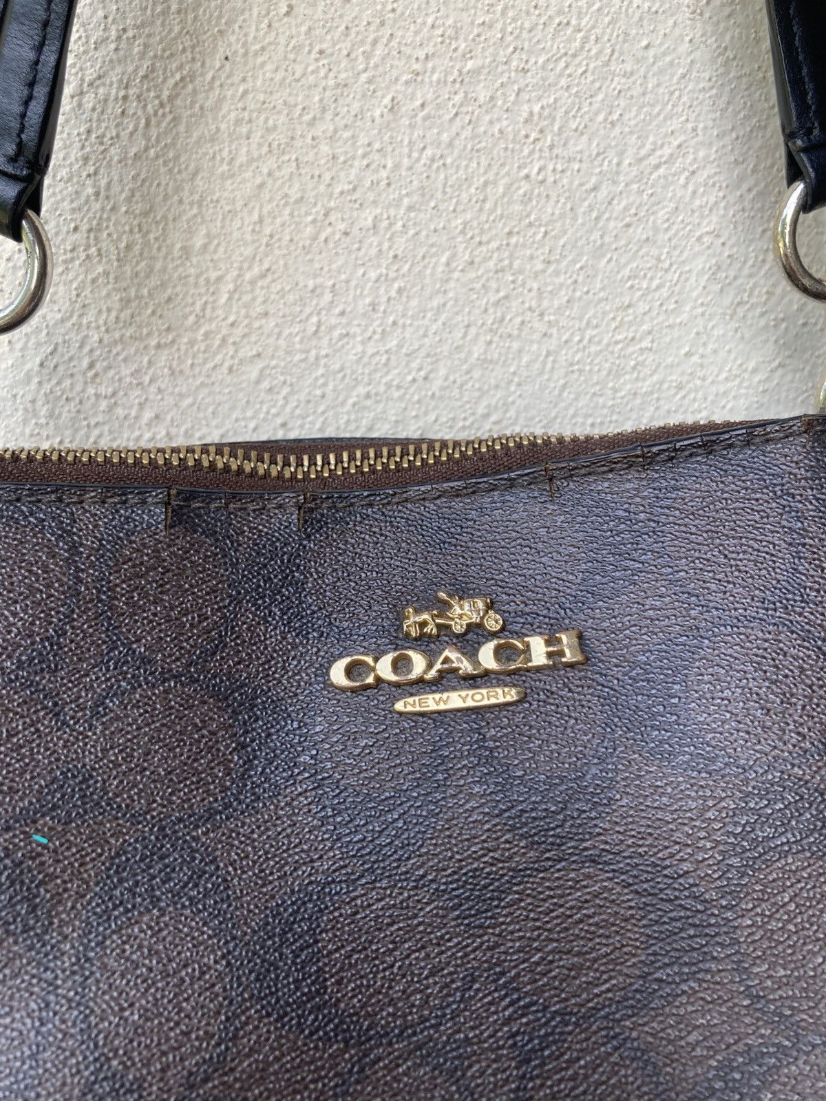 Coach Coach CC Signature Monogram Large Tote Zipper Bags Size ONE SIZE - 3 Thumbnail