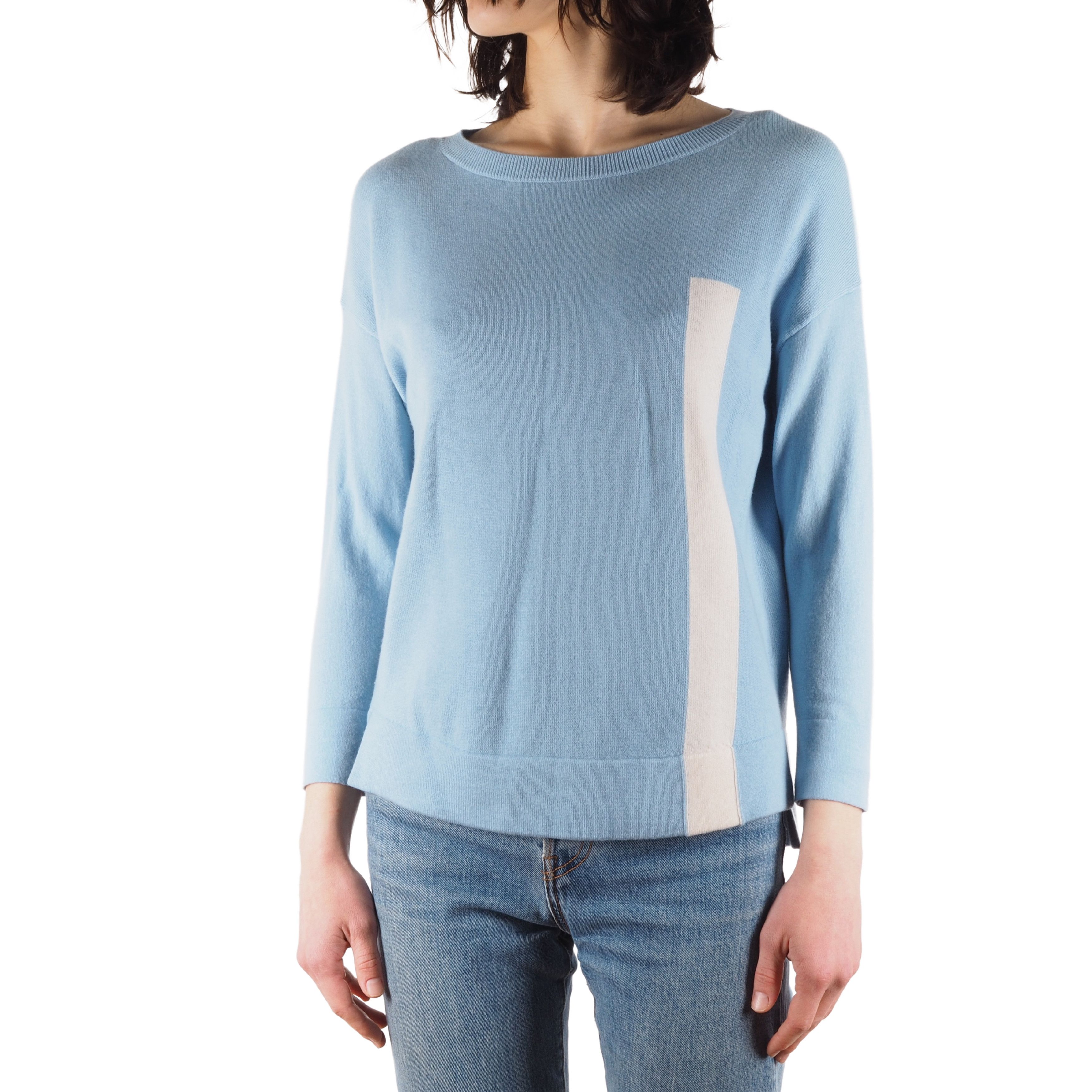 Akris Akris Punto Women's Wool Light Blue Pullover Sweater Size XS / US 0-2 / IT 36-38 - 1 Thumbnail