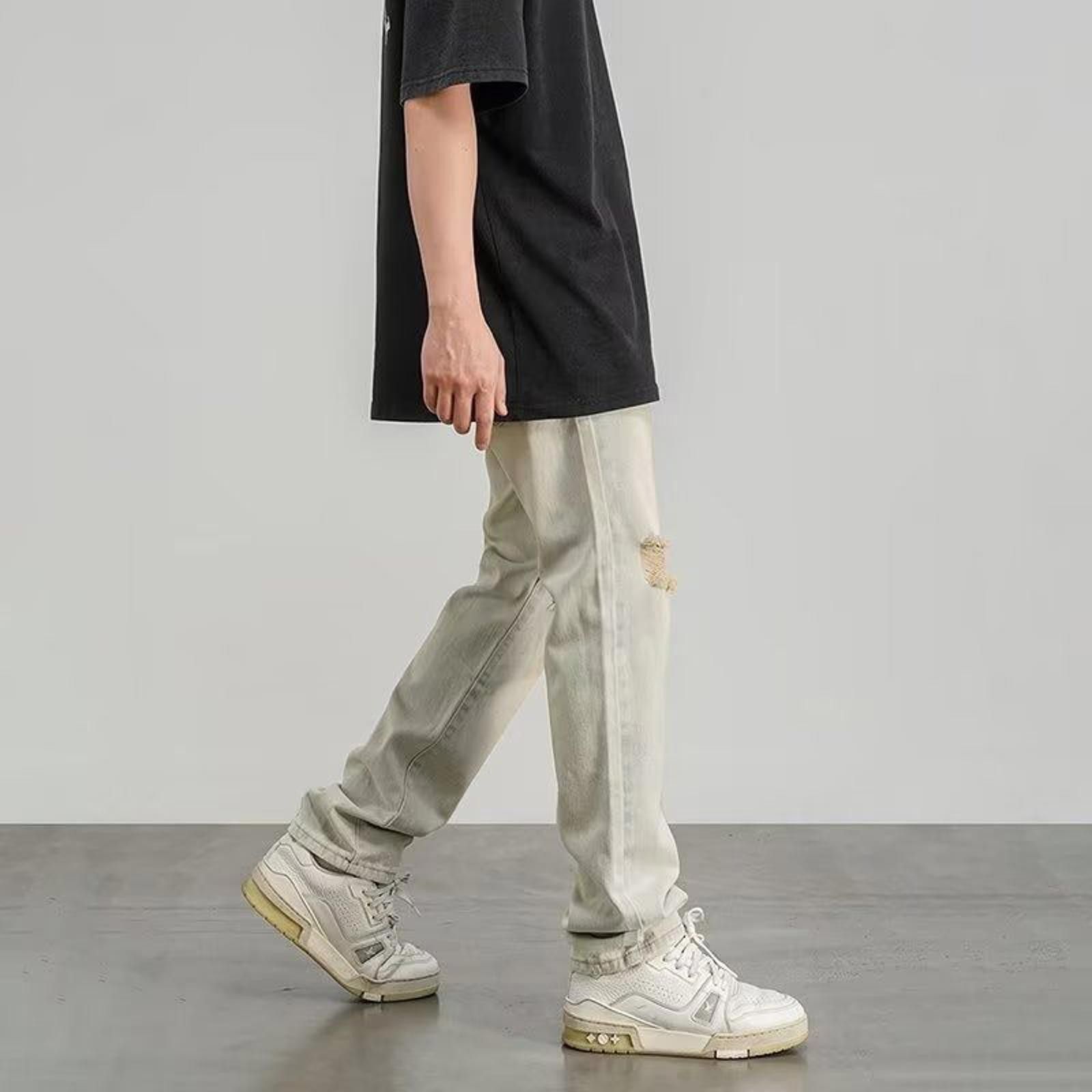 Japanese Brand Distressed Denim Jeans, Ripped Jeans Size US 30 / EU 46 - 2 Thumbnail