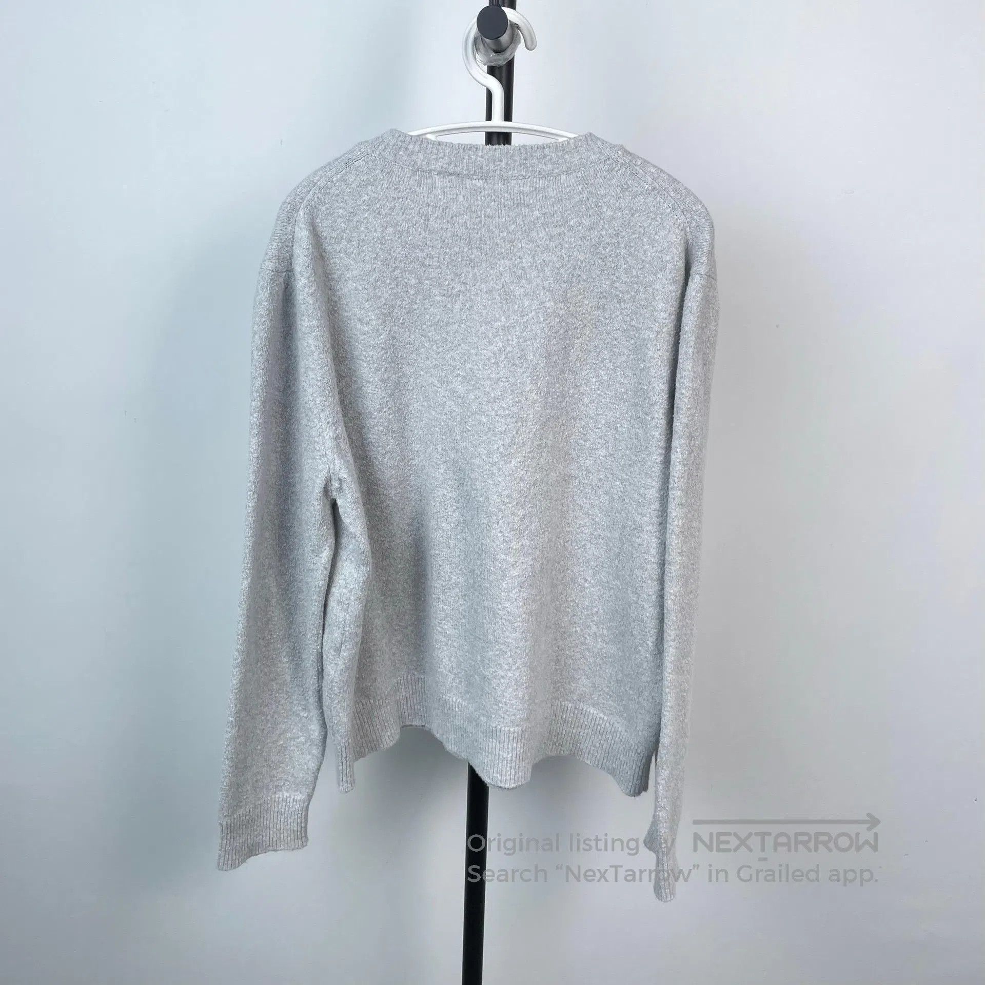 Dior Dior Lilac Flower Embroidered Grey Cotton-blend Long-sleev Size US L / EU 52-54 / 3 - 2 Thumbnail