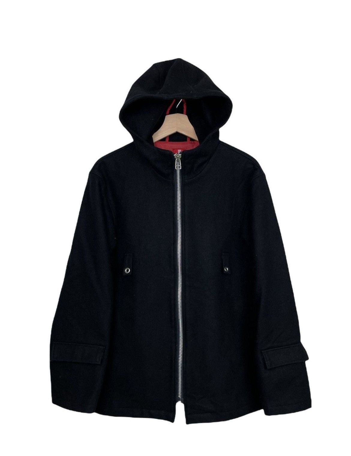 Japanese Brand NO FUTURE Japan Wool Zip Hoodie – Avant-Garde | Rare Archive Size US M / EU 48-50 / 2 - 2 Thumbnail