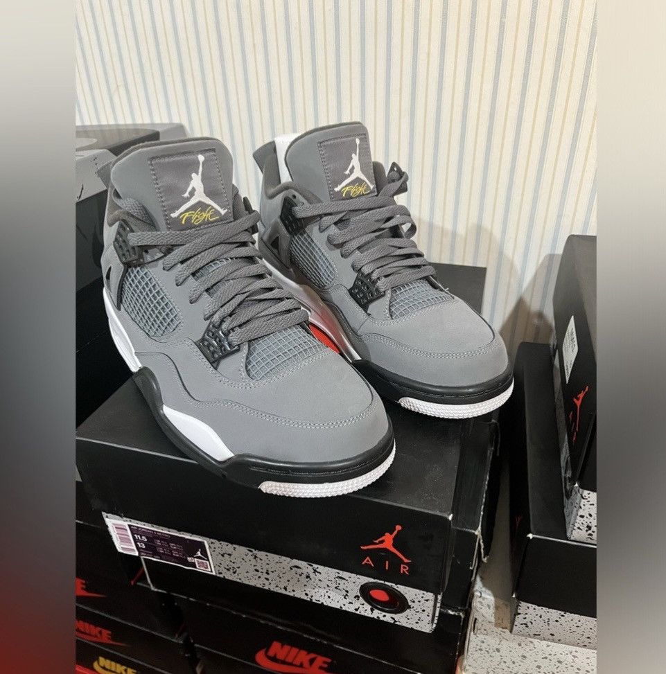 Jordan Brand Air Jordan 4 Retro Cool Grey 2019 Size 11.5 Size US 11.5 / EU 44-45 - 6 Thumbnail