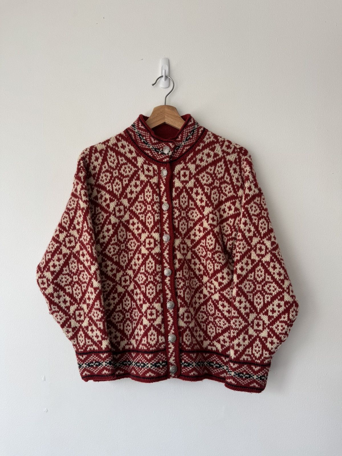 L.L. Bean × Vintage Nordic Fair Isle Cardigan Size US S / EU 44-46 / 1 - 1 Thumbnail