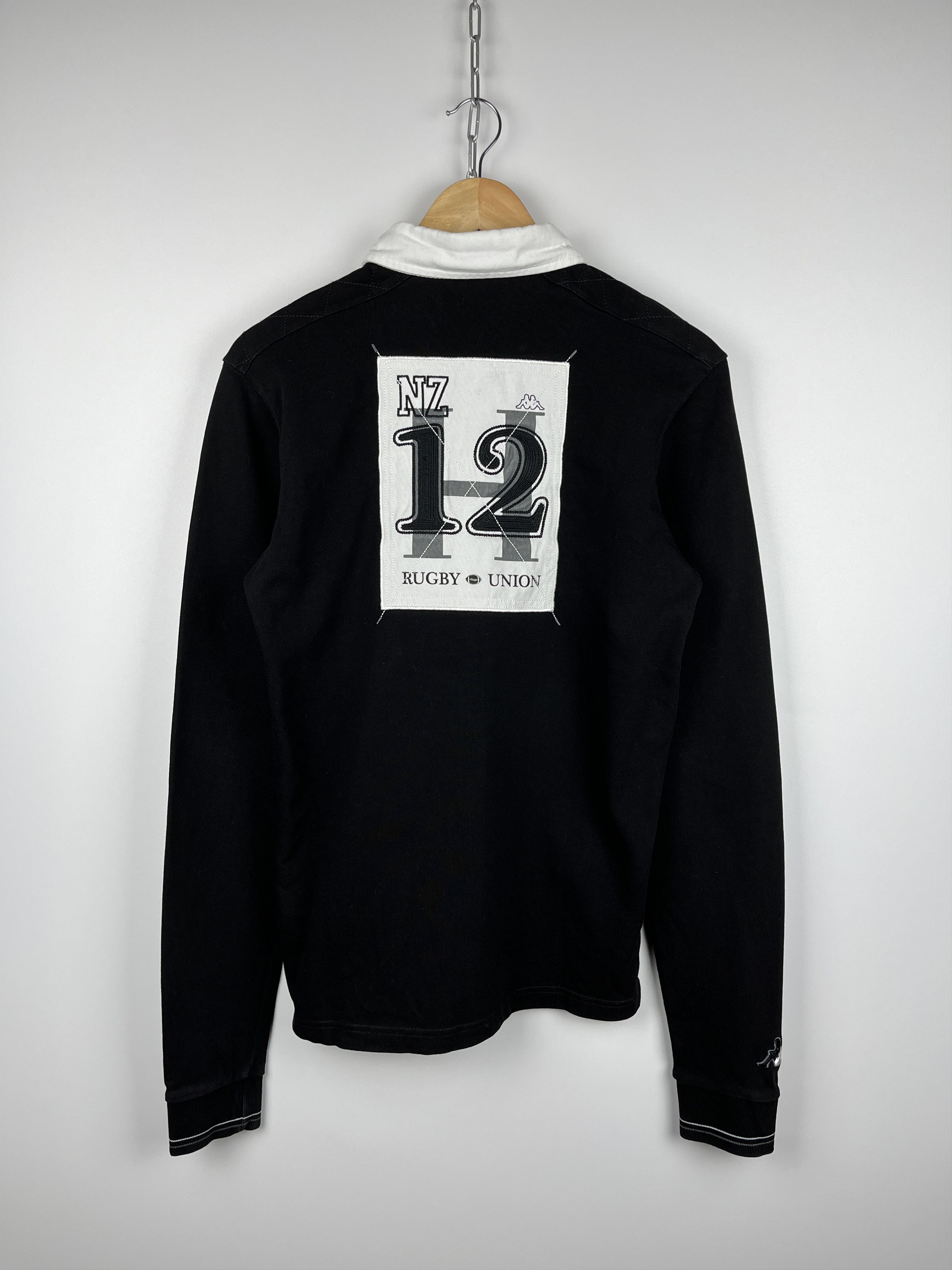 Canterbury of New Zealand × Kappa Kappa NZ New Zealand Rugby Union # 12 Polo Long Sleeve Shirt Size US S / EU 44-46 / 1 - 12 Thumbnail