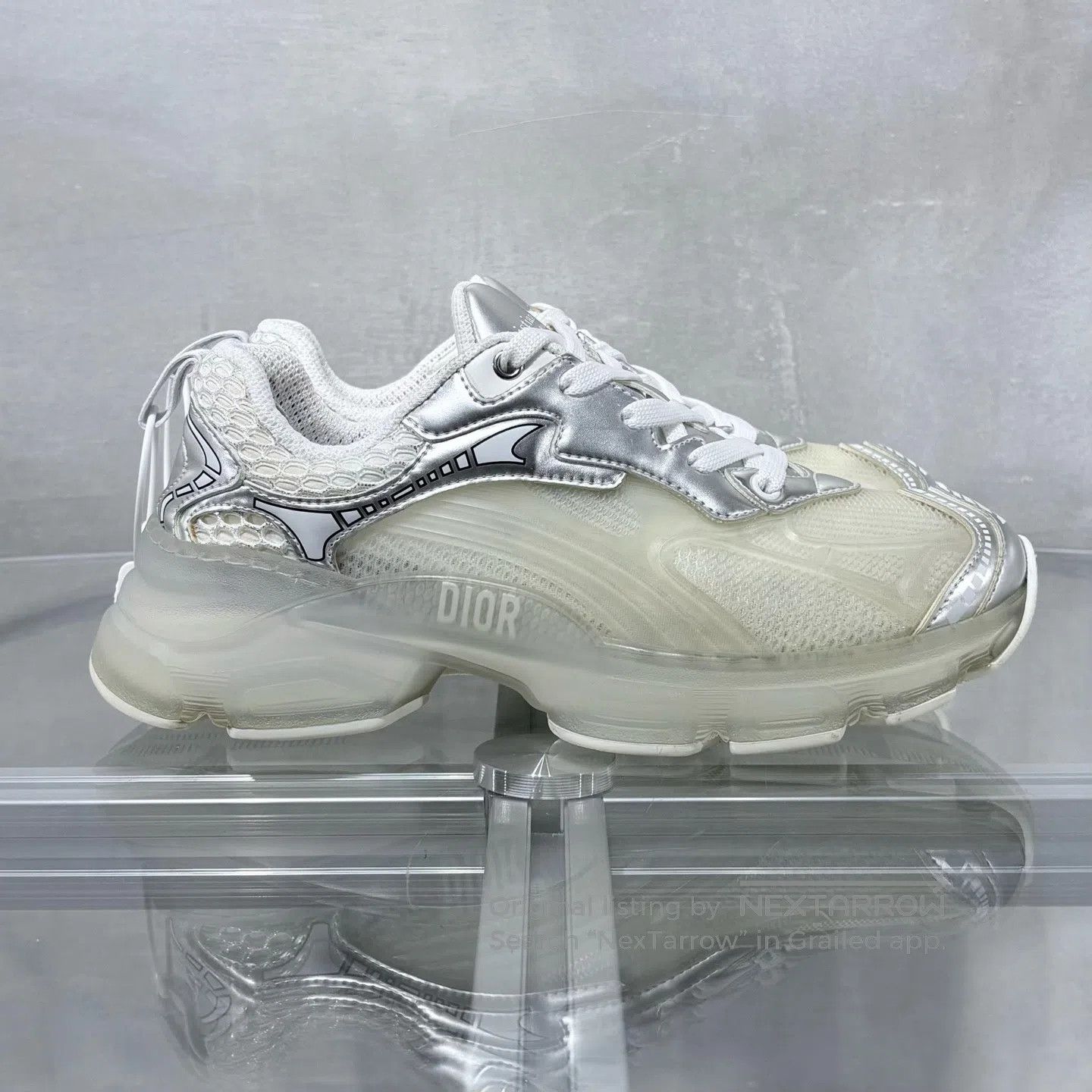 Dior Dior Vibe Silver Sports Shoes Size US 5.5 / IT 35.5 - 4 Thumbnail