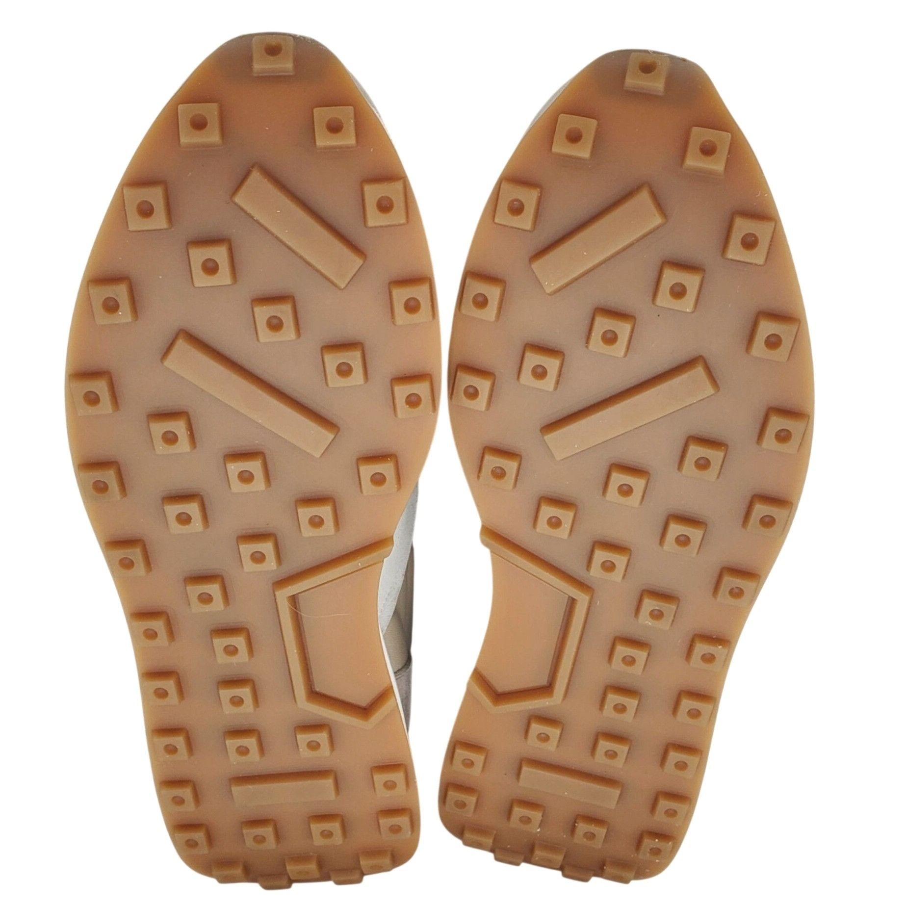 Zelli Zelli Roxi Mens size 10 Taupe White Italian Suede Calfskin Size US 10 / EU 43 - 4 Thumbnail