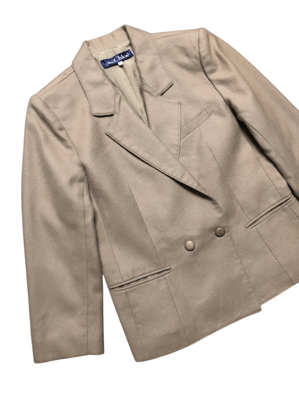 Chloe Miss Chloe Double Breasted Wool Coat Jacket Size XS / US 0-2 / IT 36-38 - 6 Thumbnail
