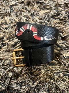 Gucci Belt Supreme Kingsnake Brown