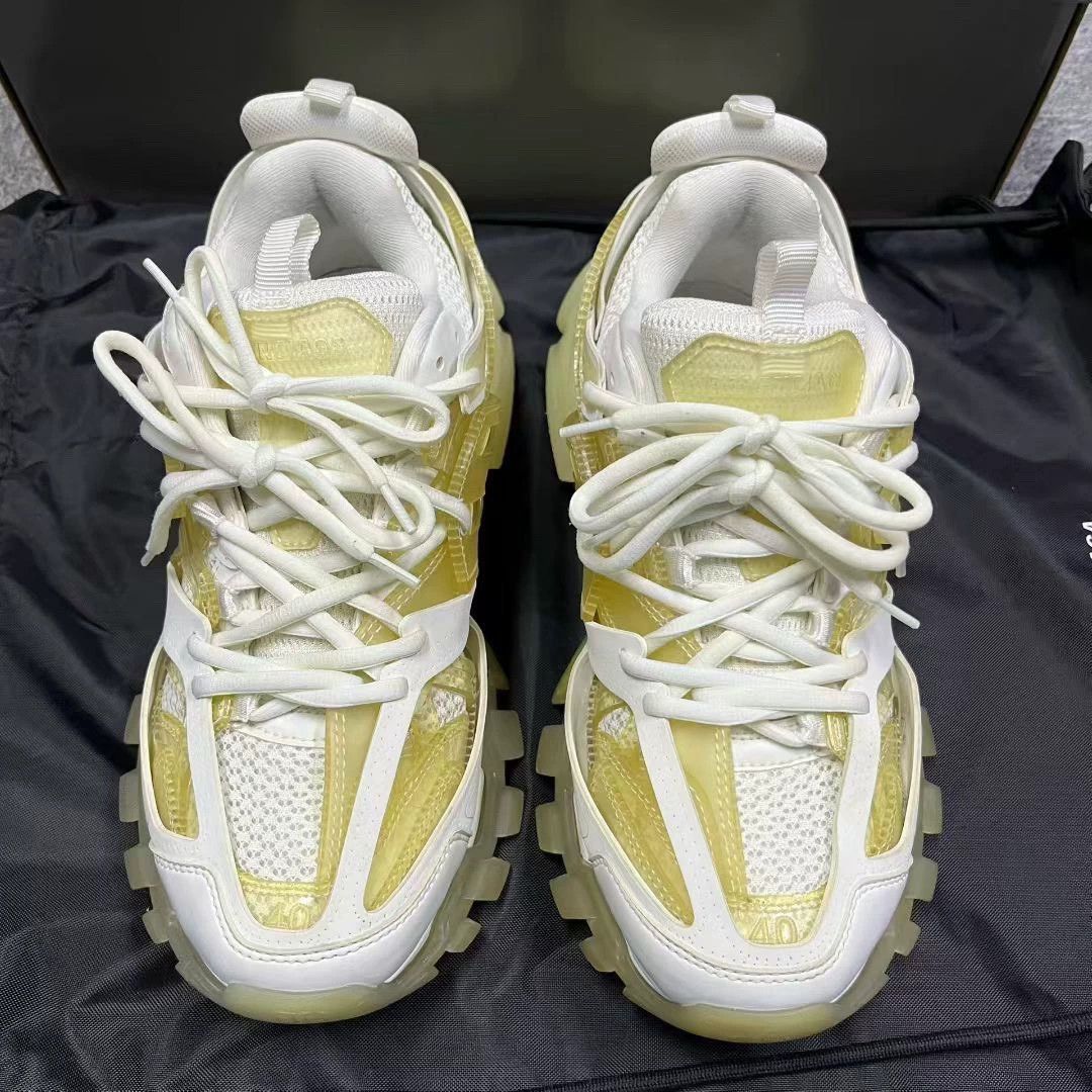 Balenciaga balenciaga white nylon low-top dad shoes Size US 7.5 / EU 40-41 - 6 Thumbnail