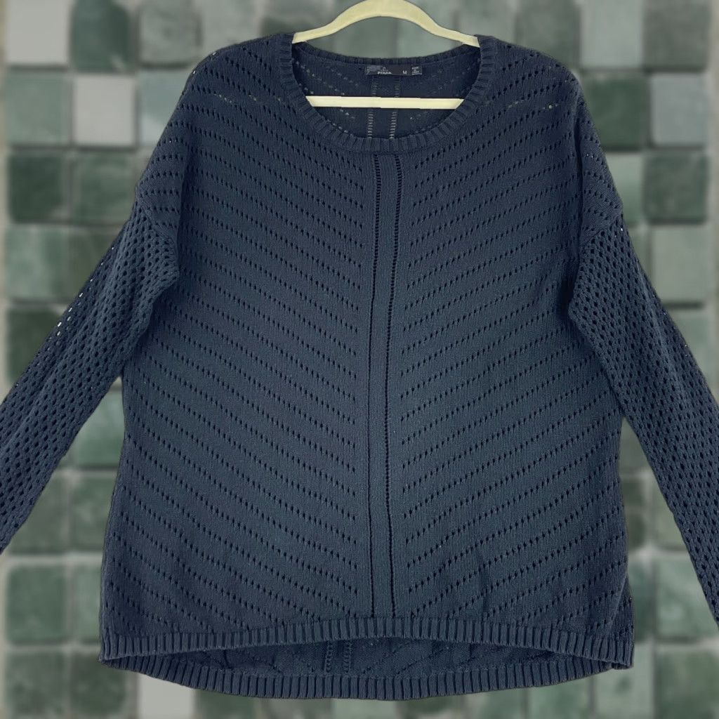 Prana prAna Sweater Women M Black Knit Long Sleeve Pullover Size M / US 6-8 / IT 42-44 - 1 Thumbnail