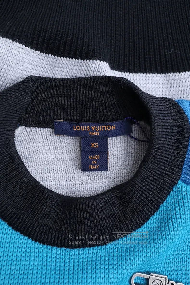 Louis Vuitton Louis Vuitton Wool color-block sweater Size XS / US 0-2 / IT 36-38 - 5 Thumbnail