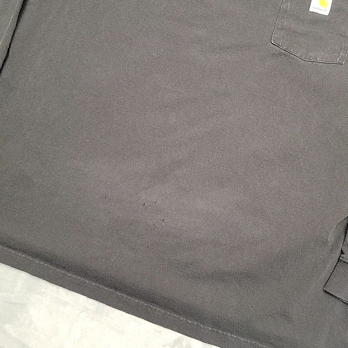 Carhartt VINTAGE Carhartt Shirt Men XXXL Black Original Fit Crewneck Long Sleeve Pocket Work TEE Size US XXL / EU 58 / 5 - 2 Thumbnail
