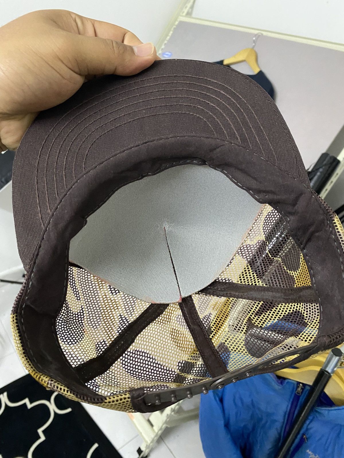 Vintage Beautiful 🔥Vintage 90s Buck stop Trucker Cap Hat Size ONE SIZE - 8 Thumbnail