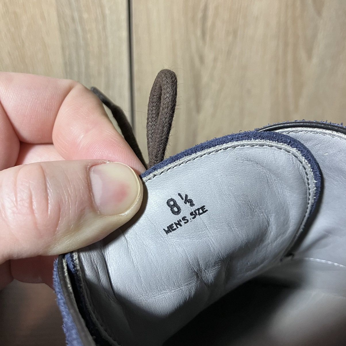 HOGAN Club Brogue Derby Suede Leather Shoes UK8.5 US10.5