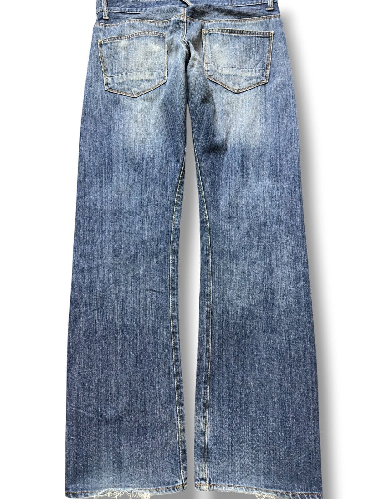 Wildfang Vintage Weldgin Curve Leg Faded Mudwash Denim Size US 33 - 4 Thumbnail