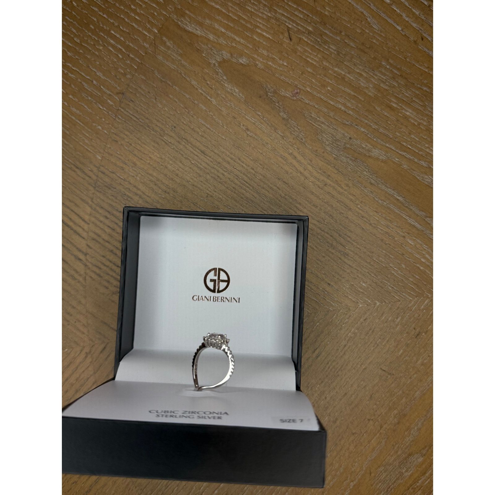 Giani Bernini Giani Bernini Sterling Silver CZ Halo Ring Size 7 | NWT Size ONE SIZE - 3 Thumbnail