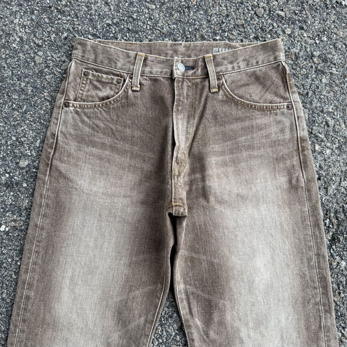 Edwin × Jean × Vintage VINTAGE EDWIN BROWN FADED JEAN DENIM PANTS Size US 30 / EU 46 - 3 Thumbnail