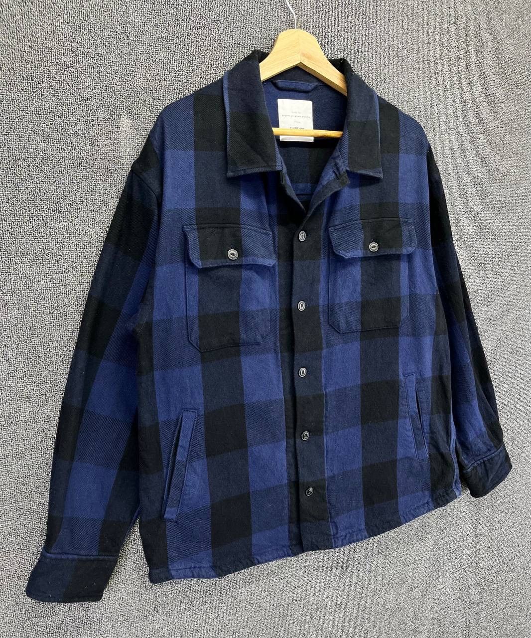 Flannel × Japanese Brand × SHIPS Vintage Ships Shadow Plaid Shirts Button Up Flannnel Size US M / EU 48-50 / 2 - 2 Thumbnail