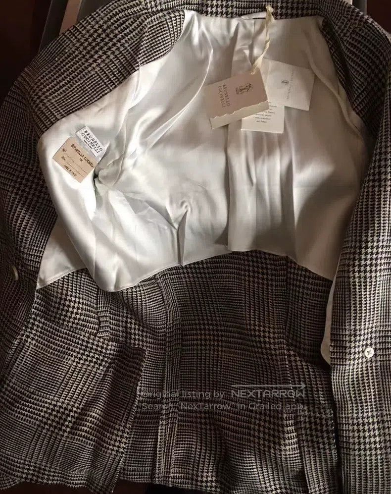 Brunello Cucinelli Brunello Cucinelli Wool knit wire suit jacket Size XXS / US 00 / IT 34 - 4 Thumbnail