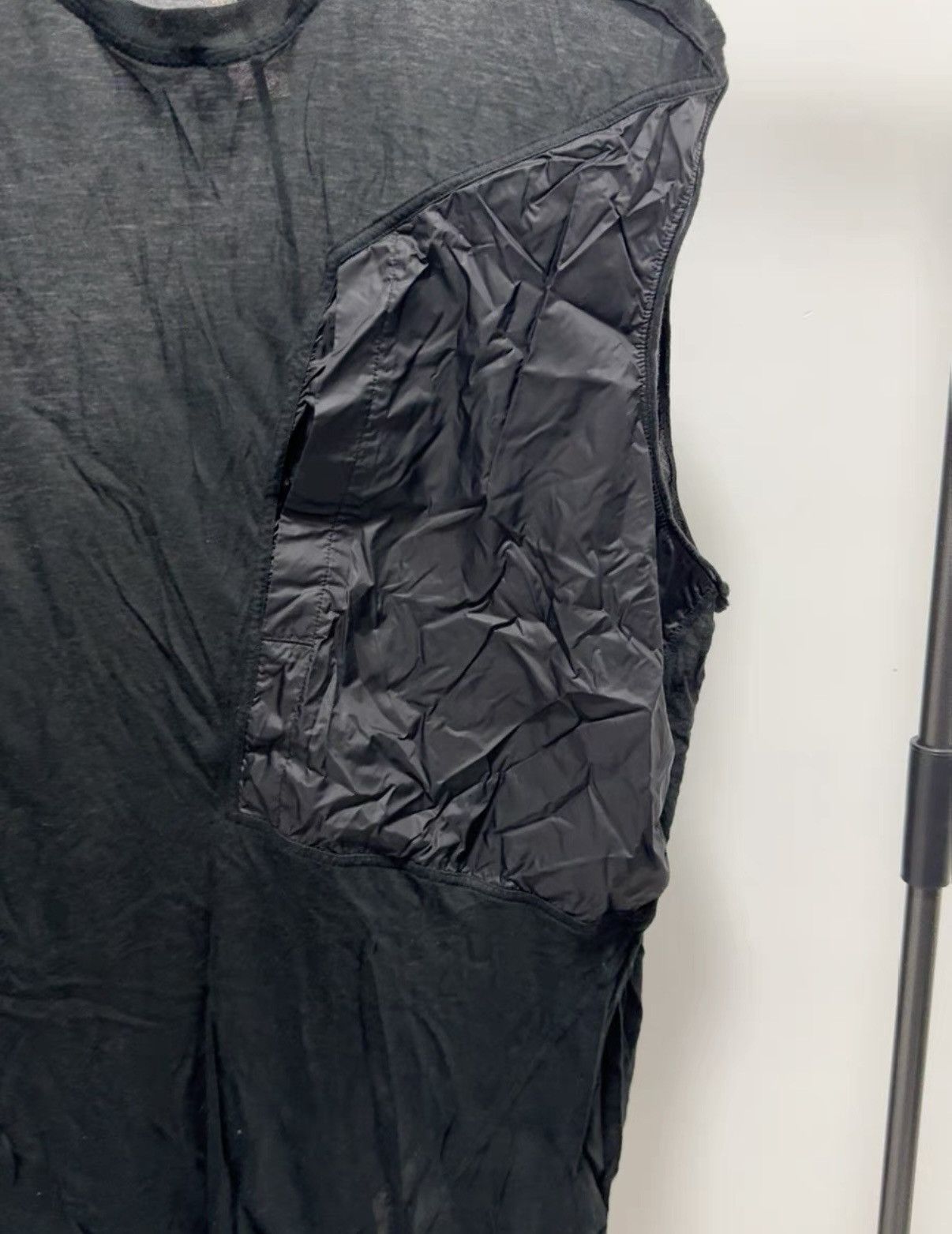 Rick Owens 【Rick Owens】 23SS Black Paneled Vest Size US M / EU 48-50 / 2 - 3 Thumbnail