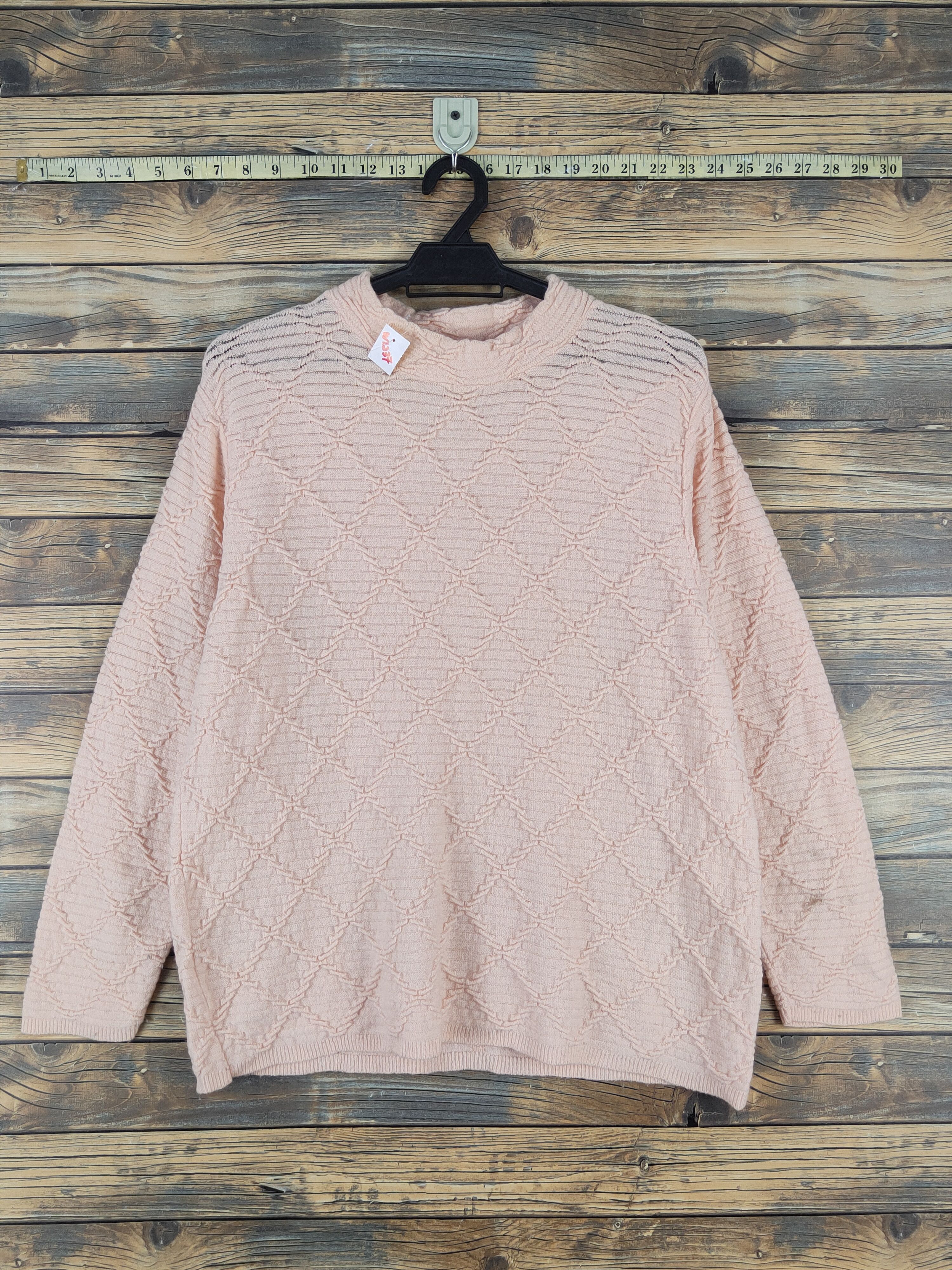 Homespun Knitwear Japanese Brand Peach Knitwear Sweatshirts #W1237 Size M / US 6-8 / IT 42-44 - 1 Thumbnail