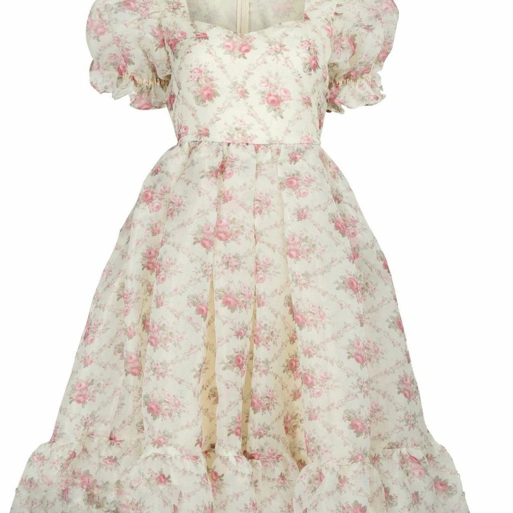 Handmade Jessakae Amelia Dress Hand Embellished in Rhinestones Size 3XL / US 20-22 - 1 Thumbnail