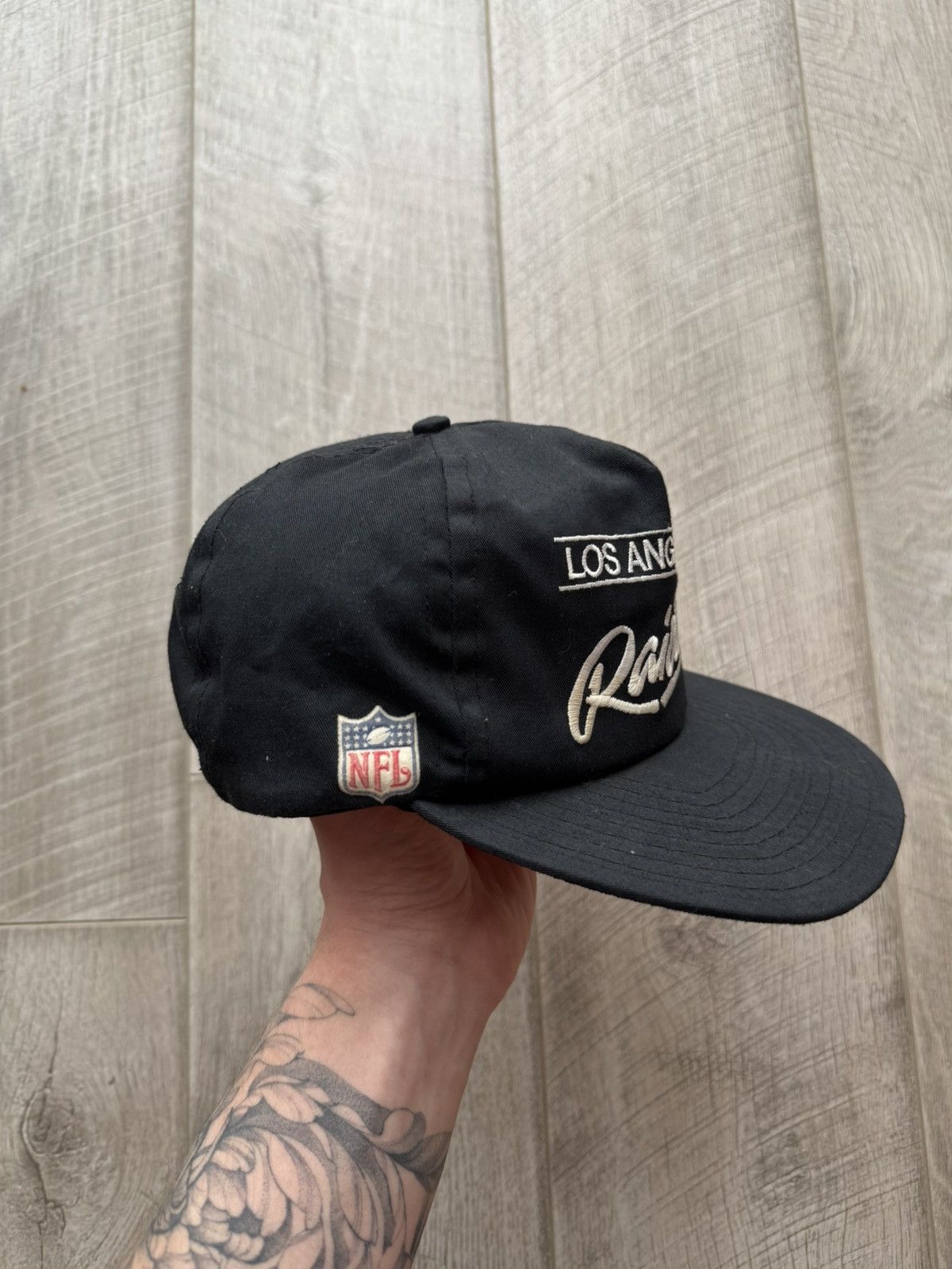 NFL Los Angeles Raiders by EUROCAP 1980 Taiwan vintage cap hat Size ONE SIZE - 3 Thumbnail
