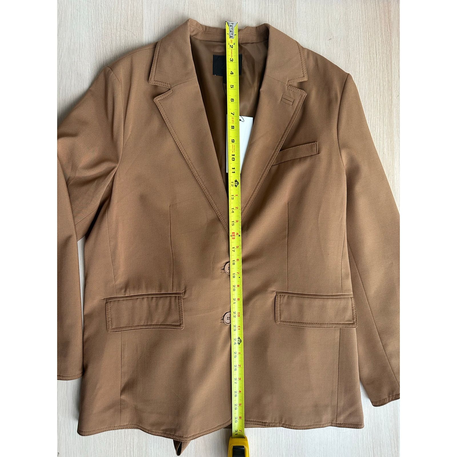 Zara Zara Brown Blazer - Size XS/S - New Size S / US 4 / IT 40 - 5 Thumbnail